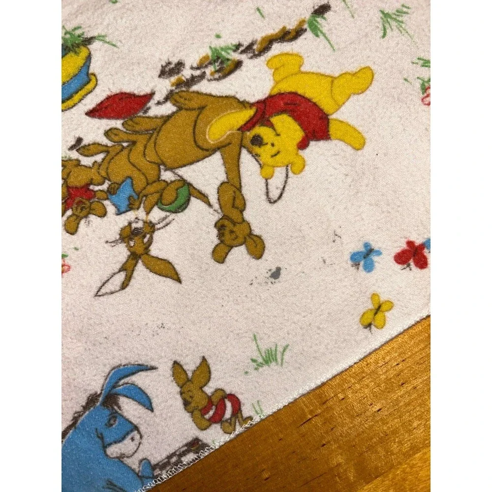 Vintage Whinne The Pooh Baby Receiving Blanket